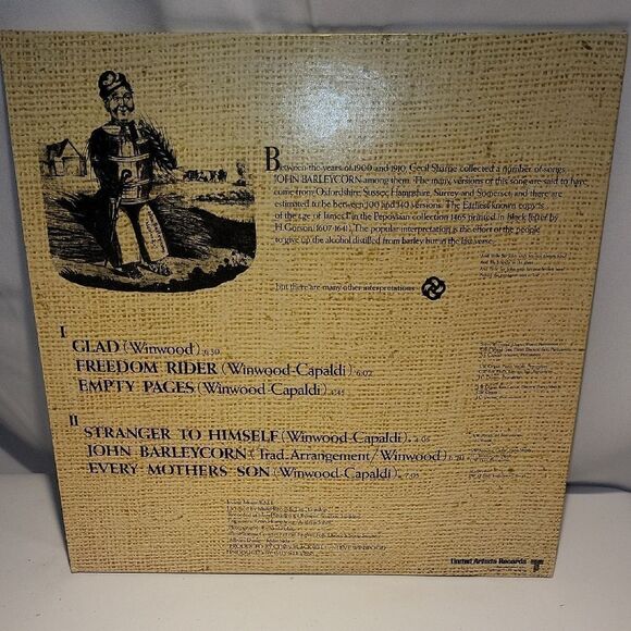 John Barleycorn Must Die Vinyl Record - Picture 3 of 5